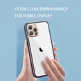 thumbnail image 6 of Xpm Case for Apple iPhone 13 Pro (6.1") Hybrid PC Bumper Plating with Raised Camera Protection Shockproof Slim Frame TPU Cover for iPhone 13 Pro - Clear / Black, 6 of 8