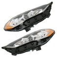 thumbnail image 4 of Pair of Headlight Housing Assembly Headlamps Fit for Ford Fusion 2017 2018 2019 (without Bulbs), 4 of 6