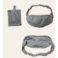 thumbnail image 3 of 1 antifaz de algodón para dormir, antifaz grueso para dormir, ideal para viajes y oficina (gris), 3 of 6