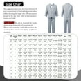 thumbnail image 7 of YONGHS 5Pcs Baby Kids Boys Tuxedo Set Wedding Formal Blazer Suit Page Boy Baptism Outfits Blue 4, 7 of 7