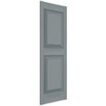 thumbnail image 3 of Ekena Millwork 14 3/4"W x 56"H Mid-America Vinyl, TailorMade Two Equal Panels, Raised Panel Shutters, w/Installation Shutter-Lok's (Per Pair), 945 - Platinum, 3 of 12