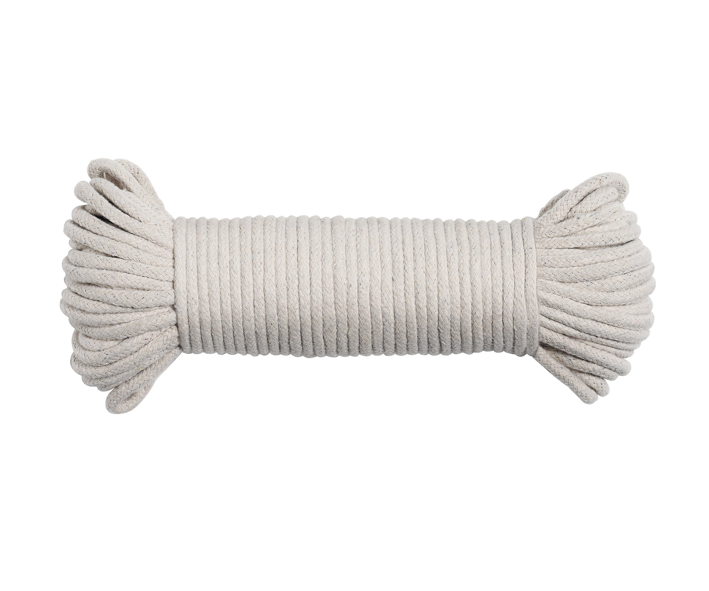 100 Off White Household Essentials All-Purpose Cotton Clothesline rope 100 Off White Household Essentials All-Purpose Cotton Clothesline rope