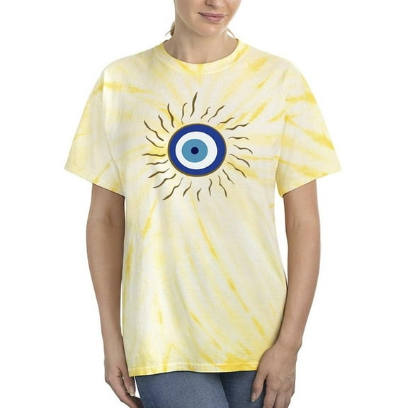 Evil Eye Shining Tie Dye Cyclone Women -Image by Shutterstock, Female x-Large