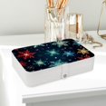 thumbnail image 6 of Christmas Portable PU Leather Jewelry Box Organizer with Removable Compartment, Necklace Holder, Bracelet Holder, 6 of 6
