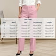 thumbnail image 3 of SHENGXINY Womens Stretch Straight Leg Dress Pants High Waist Business Casual Office Work Comfy Suit Pants with Pockets Pink M, 3 of 6