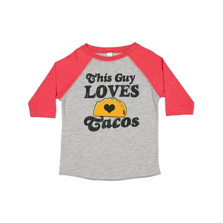 

Inktastic This Guy Loves Tacos Gift Toddler Boy Girl T-Shirt