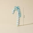 thumbnail image 4 of Adorno suspendido para de Navidad, decoración navideña única y resistente, regalo artesanal para celebrar el Año Nuevo, vacaciones. , Muleta Azul, 4 of 9