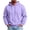 Hot Pink, variant on Sawvnm Men's Long Solid Sleeve Pullover Drawstring Hoodie Casual Sweatshirt Top