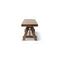 thumbnail image 4 of Hawthorne 72" Reclaimed Elm Trestle Dining Bench Heritage Medium-Dark Brown, 4 of 11