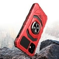 thumbnail image 6 of Kaleidio Case For iPhone 14 Pro Max (6.7") [Robotic Hybrid] Rugged Shockproof [Ring Stand] Magnetic Armor Impact Cover [Red/Black], 6 of 6