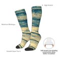 thumbnail image 4 of Fotbe Retro Wooden Calcetas Divertidas Estampadas para Hombre y Mujer, Calcetas de Algodón hasta la Rodilla para Caminar, Correr, Enfermería y Embarazo, 4 of 6