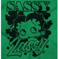 thumbnail image 2 of Betty Boop Saint Paddys Sassy Lassy Women Plus Size Crewneck Sweatshirt Brisco Brands 4X, 2 of 5