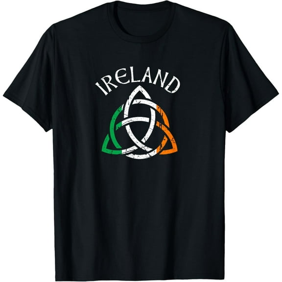St Patricks Day for Men Women Adults Celtic Knot Ireland T-Shirtmen and women can wear, black, white, gifts.S,M,L,XL,2XL,3XL,2327XL