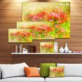 thumbnail image 3 of Colorful Spring Garden with Flowers - Large Floral Canvas Artwork, 3 of 4