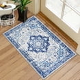 thumbnail image 4 of Haperlare Vintage Rug 2 x 3 Oriental Floral Print Doormat Soft Low Pile Small Rug Non-Slip Door Mat Washable Rug Entrance Kitchen Mat, 4 of 5