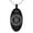 Black, variant on Stainless Steel Vegvisir Web of Wyrd Skuld’s Net Viking Engraved Small Oval Charm Pendant Necklace