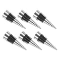 thumbnail image 5 of WASHWEPE 6Pcs Wine Aerator Premium Tapered Wine Stopper Silicone Zinc Alloy Home Use Party, 5 of 8