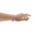thumbnail image 4 of Unique Bargains 24 Pcs Solid Silicone Bracelets for Sports Pink, 4 of 6