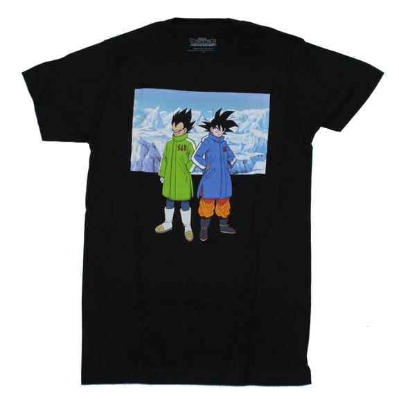 Dragon Ball Super Z Mens T-Shirt - Broly Goku Vegeta Snow Gear Shirt (X-Small)