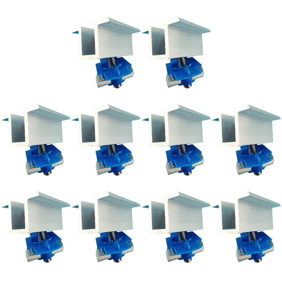 10 Pcs Adjustable Solar Panel Mounting Bracket Clamp Wide Photovoltaic Support
