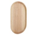 thumbnail image 4 of Tray Wooden Natural Oval Tray Plate For Restaurant Hotel Coffee Shop HomeLarge, 4 of 8