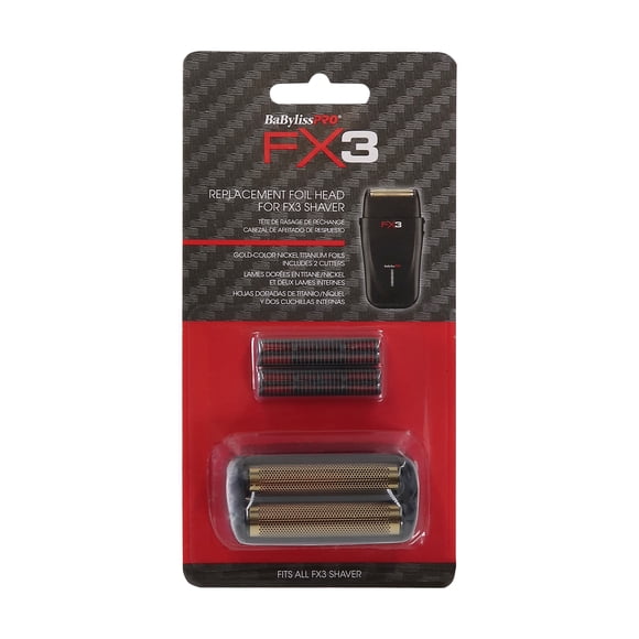 Afeitadora BaByliss Pro FX3 con cabezal de aluminio de repuesto FXX3RFB x3