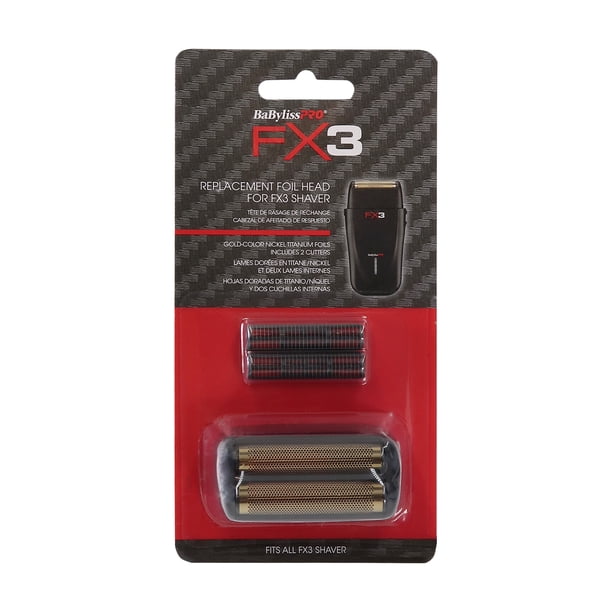 Afeitadora BaByliss Pro FX3 con cabezal de aluminio de repuesto FXX3RFB x3