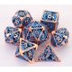 thumbnail image 2 of Juego de dados Dnd de metal, juego de dados de dragones y mazmorras, regalos, juego de dados poliédricos huecos de 7 cps con caja de metal de regalo, adecuado para juegos de mesa D&D, torre de tarjeta, 2 of 5