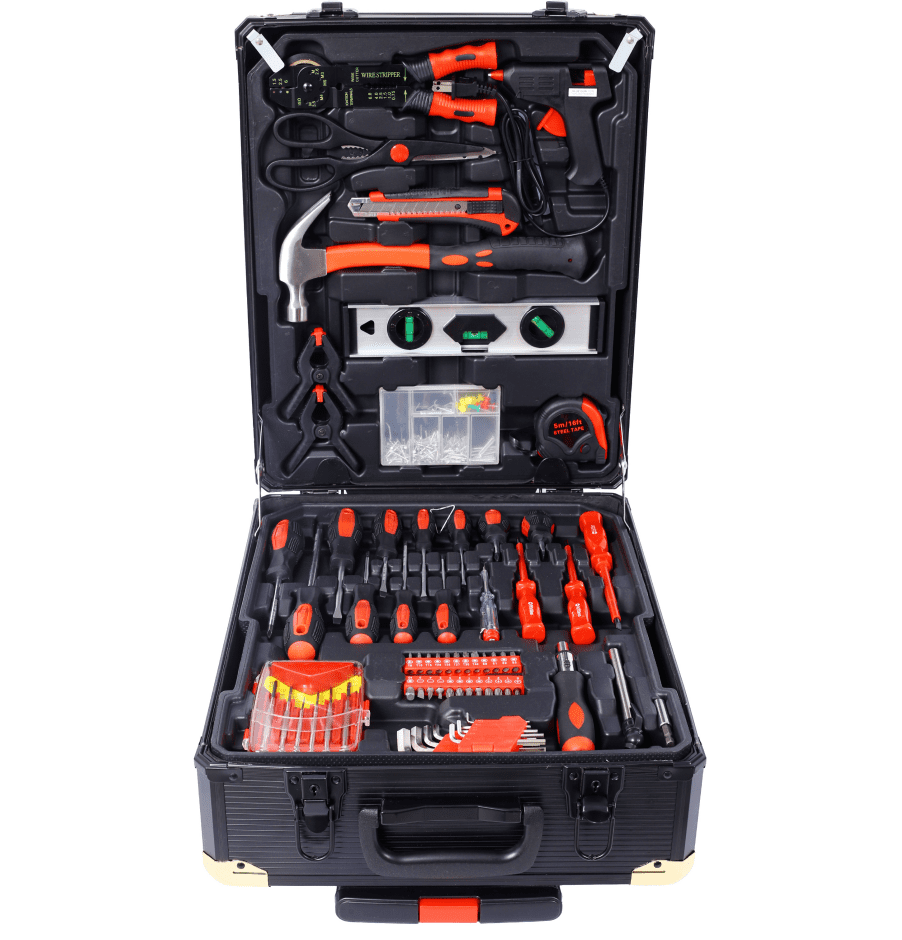 80-PC Tool Set with Rolling Case 4 Drawers, Home Repair & Garden Tool Kit