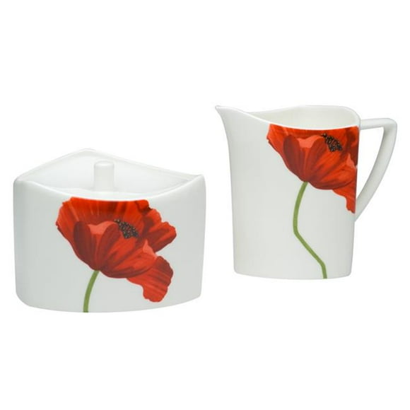 Red Vanilla SB3400-280-290 Summer Sun Covered 16 oz Sugar & 10 oz Creamer Bowl Set