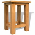 thumbnail image 4 of vidaXL End Table Solid Oak Wood 10.6"x9.4"x14.6", 4 of 5
