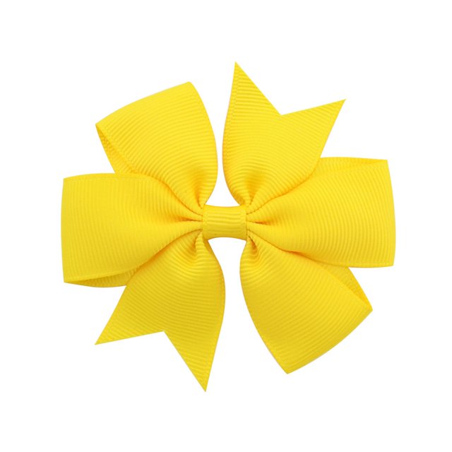 Horquilla de color liso con lazo de cola de pez y seis orejas de 53 colores, accesorios para el cabello para niños