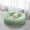 green, variant on Round Donut Dog Bed for Medium Dogs, Washable Calming Dog Bed Cuddler Anti Anxiety Fluffy Dog Cat Bed with Non-Slip Waterproof Bottom Pet Beds Warm Cats Beds(19.9Inch)