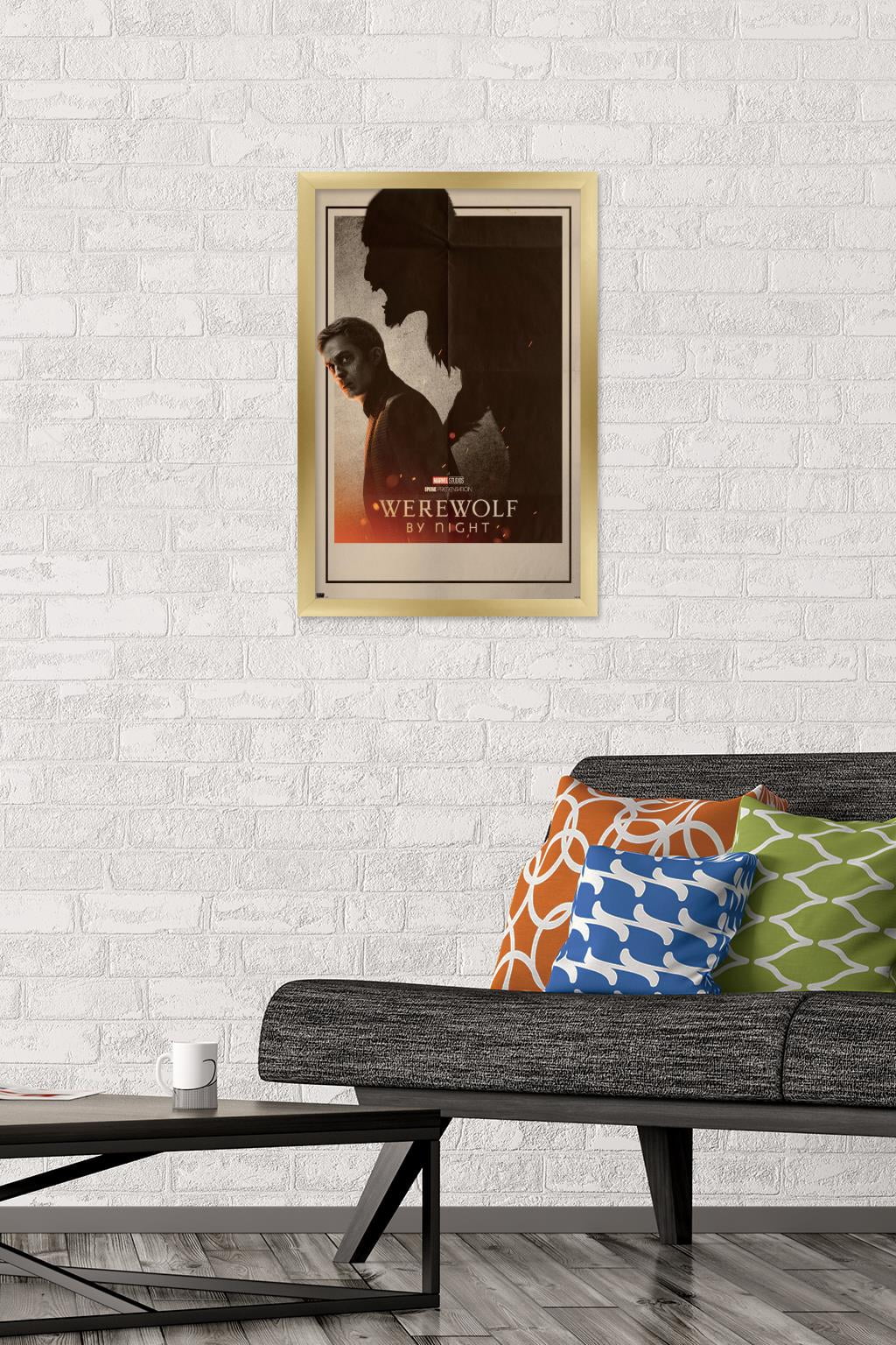 Marvel Werewolf By Night - One Sheet Wall Poster, 14.725" x 22.375" Framed