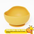 thumbnail image 6 of Baby Bowl in Yellow Color with Suction Bottom by Muqee Peeko - Baby Safe Silicone, 6 of 8