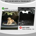 thumbnail image 1 of Jeiento Night Scene Snowman Xmas Tree Car Trunk Mat All Weather Cargo Liner Non Slip Backing Universal Fit Winter Holiday Vehicle Rear Mat, 1 of 4