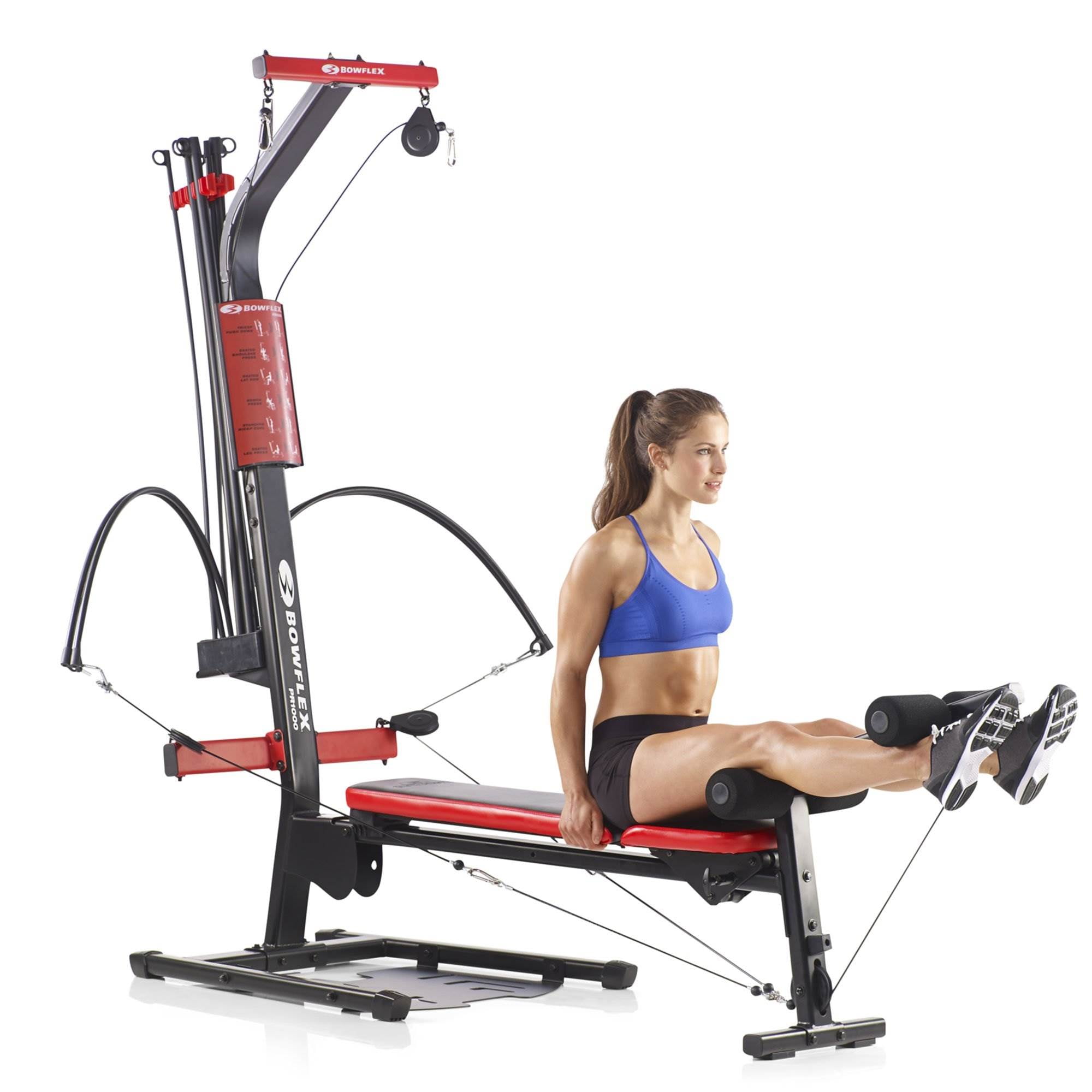Bowflex PR1000 Machine Weight Bench Home Gym Workout Strength Training System Walmart