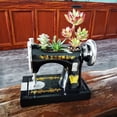 thumbnail image 4 of ¡Ahorra Ahora!, Maceta de resina para coser, maceta para suculentas, decoración de escritorio, interior y exterior, orquídea, hogar, cactus, oficina, balcón Akmoler, 4 of 6