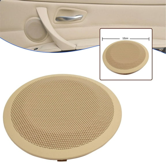 for BMW For X1 E84 3 Series E90 E91 Front Rear Interior Door Loudspeaker Cover Beige