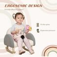 thumbnail image 5 of Qaba Kids Sofa, Rocking Toddler Sofa Chair, Gift for 18-36 Months, Gray, 5 of 9
