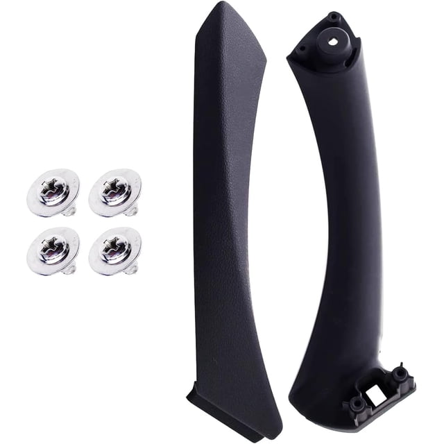 CHAO (Negro derecho) Manija de puerta derecha negra y cubierta de manija de puerta exterior para BMW E90 E91 (2005-2011), kit de reemplazo de manija de puerta para BMW Serie 3