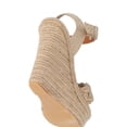 thumbnail image 3 of Sandalia De Plataforma Con Yute Para Mujer Drillo Natural Platonia  SALMA-01-NATURAL, 3 of 8