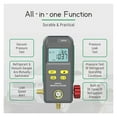 thumbnail image 5 of DY518 Refrigeration Pressure Gauge Digital Manifold Meter Vacuum HVAC Meter Pressure Freon Manometer Temperature Tester ,Accurately Measure, 5 of 6