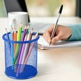 thumbnail image 3 of HBBKVI Pencil Holder, Round Metal Mesh Pen Holder for Home Office, Desk Organizer Makeup Brush Holder, 3 of 5