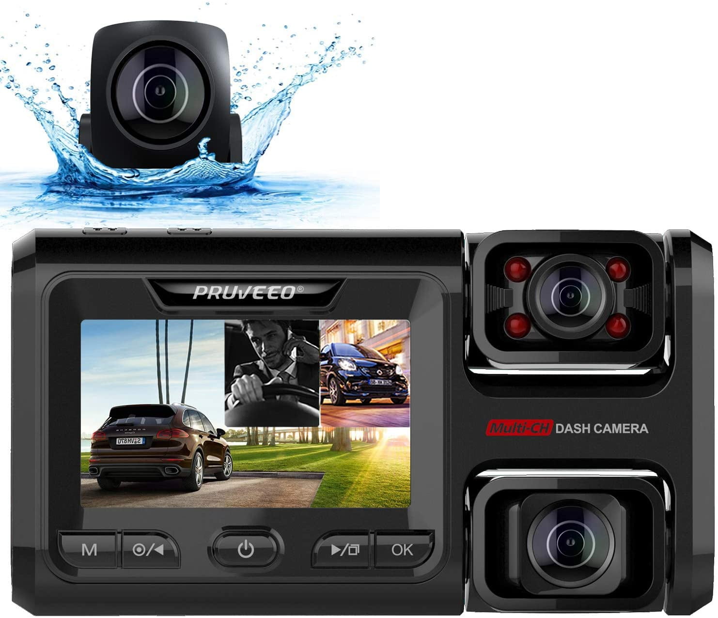 pruveeo a40 4k dash cam