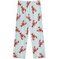 thumbnail image 5 of Top-kevin Women's Pajama Sets Sea Lobster Cartoon Long Sleeve Lounge Sets Pjs Sleepwear with Pockets, 5 of 6