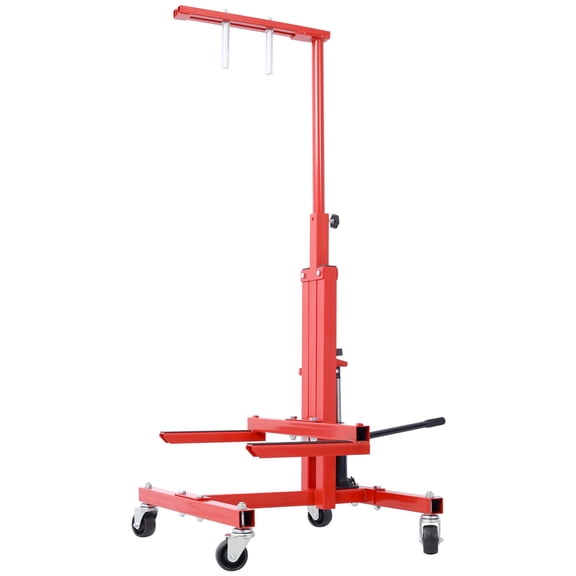 Hydraulic Door Remover and Installer Jack Hoist Lift Jack Stand Dolly, Heavy Duty Vehicle Door Installation Remover Swivel Castors Steel Construction for Workshop Garage