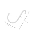thumbnail image 2 of unbranded 3Ud Gancho De Utilidad Para Pegboard Resistente Para Uso En Hogar Oficinas Garajes Y Tiendas, 2 of 8