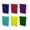 Ultra Solid, variant on AZZS Jumbo 9" x 11" Nylon Stretchable Book Cover School Book Protector, 6 Pack.