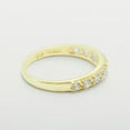 thumbnail image 6 of LBG British Made 10k Yellow Gold Cubic Zirconia Womens Eternity Ring - 33 size options - Size 8.25, 6 of 7